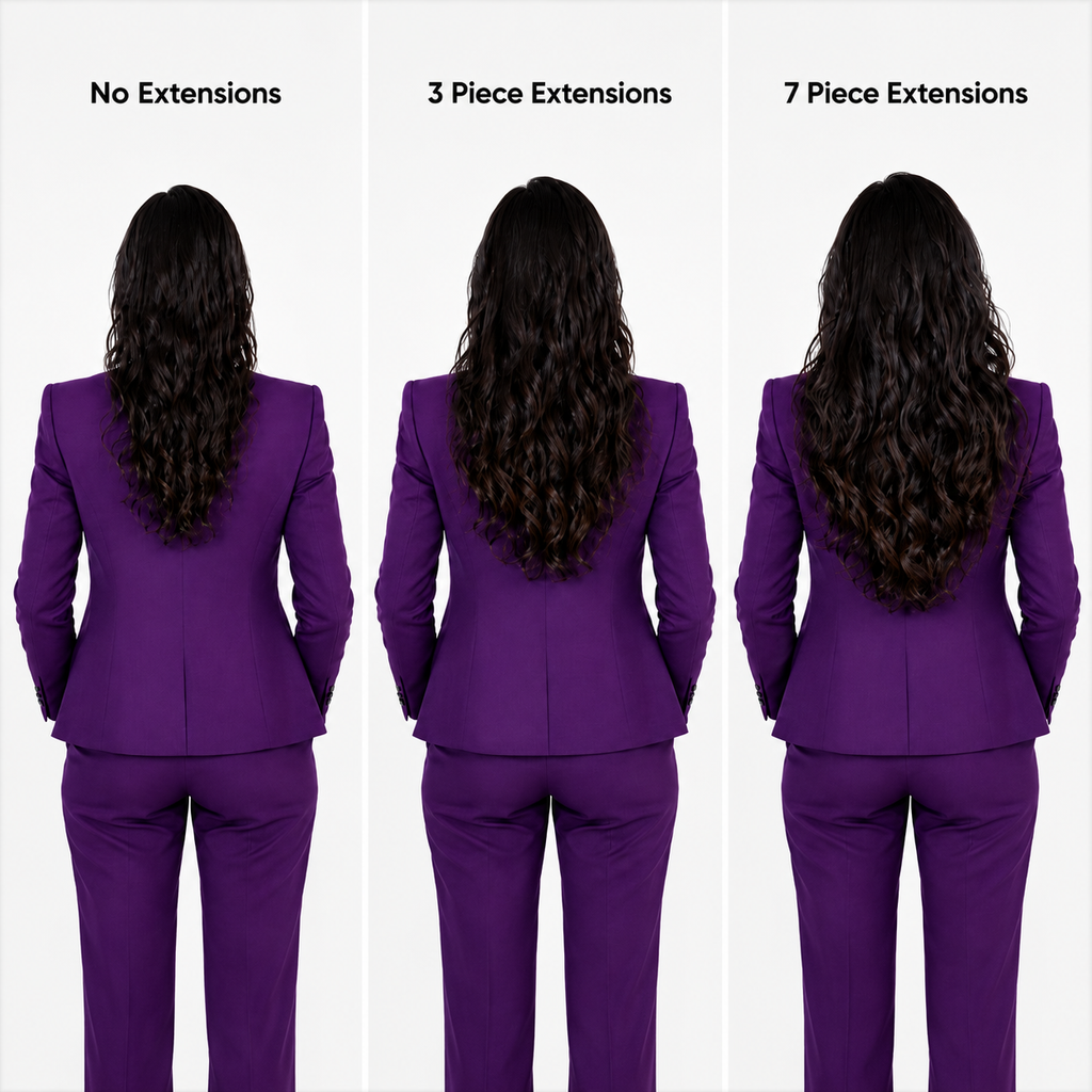 Seamless Clip-in Volumizer 7 Pieces - Natural Wave
