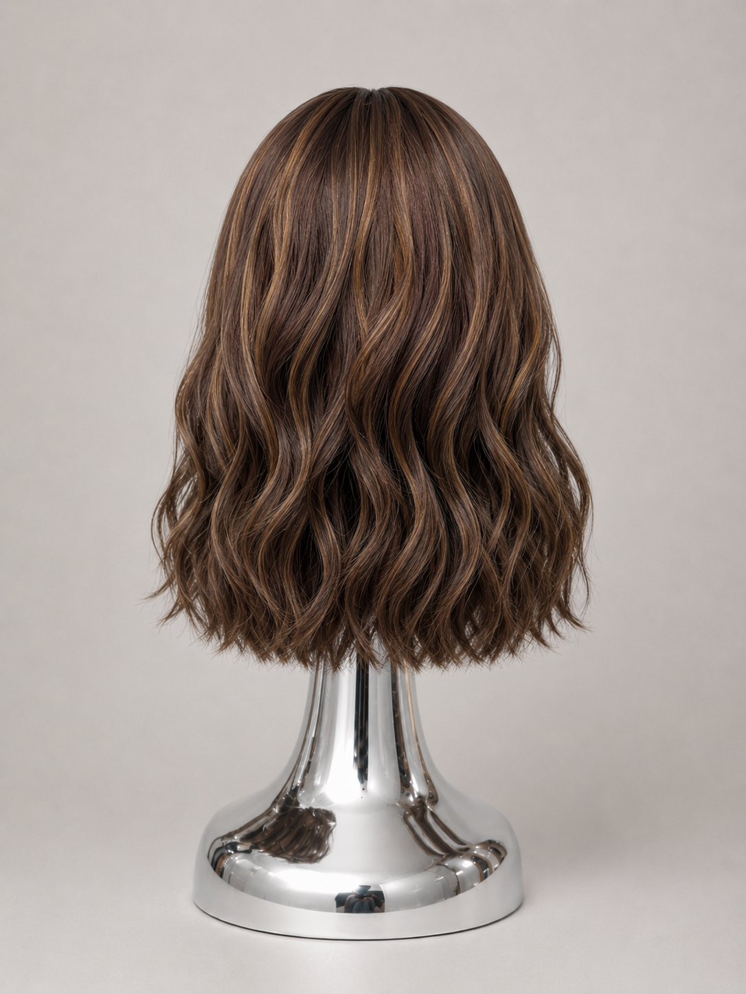 The Ava Wig — Brown Balayage Bob Wave