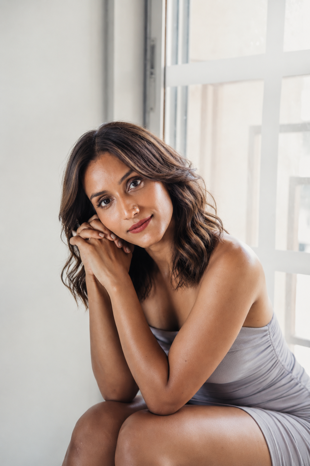 The Ava Wig — Brown Balayage Bob Wave