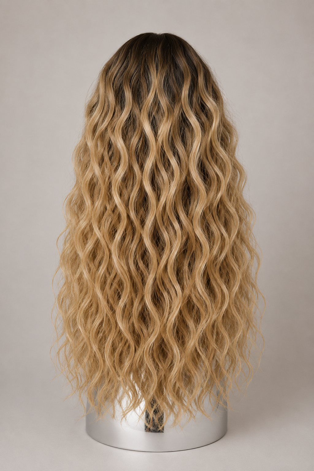 The Chloe Wig — Long Beachy Curly Wavy