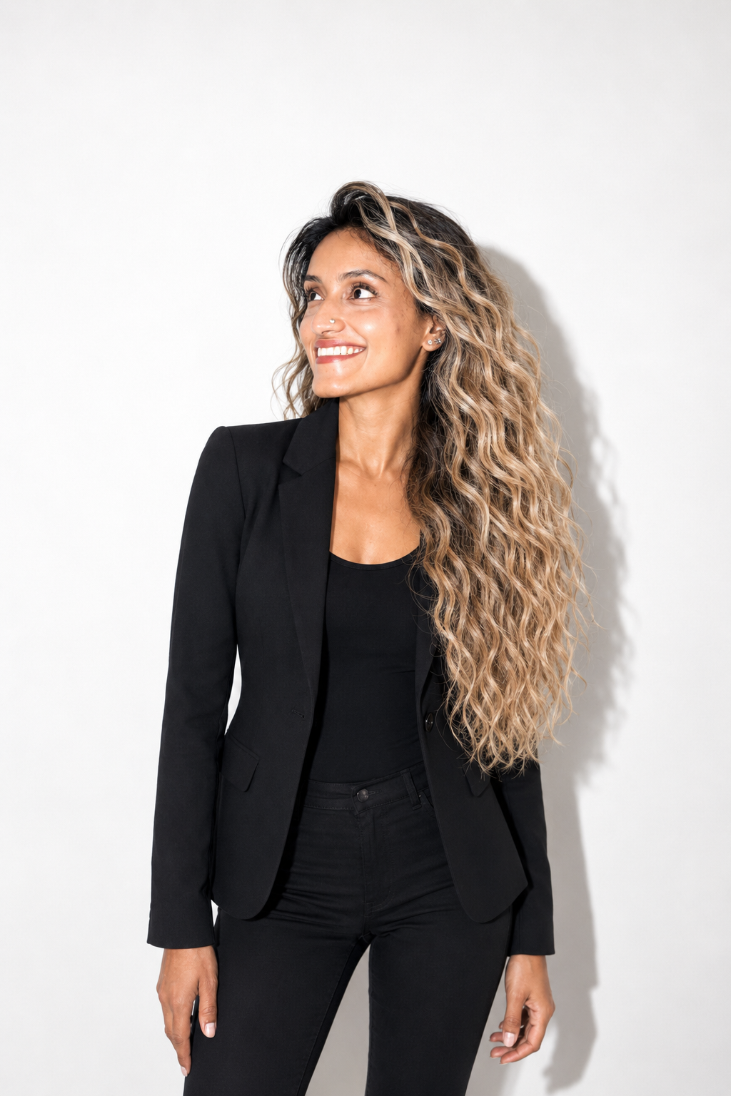 The Chloe Wig — Long Beachy Curly Wavy
