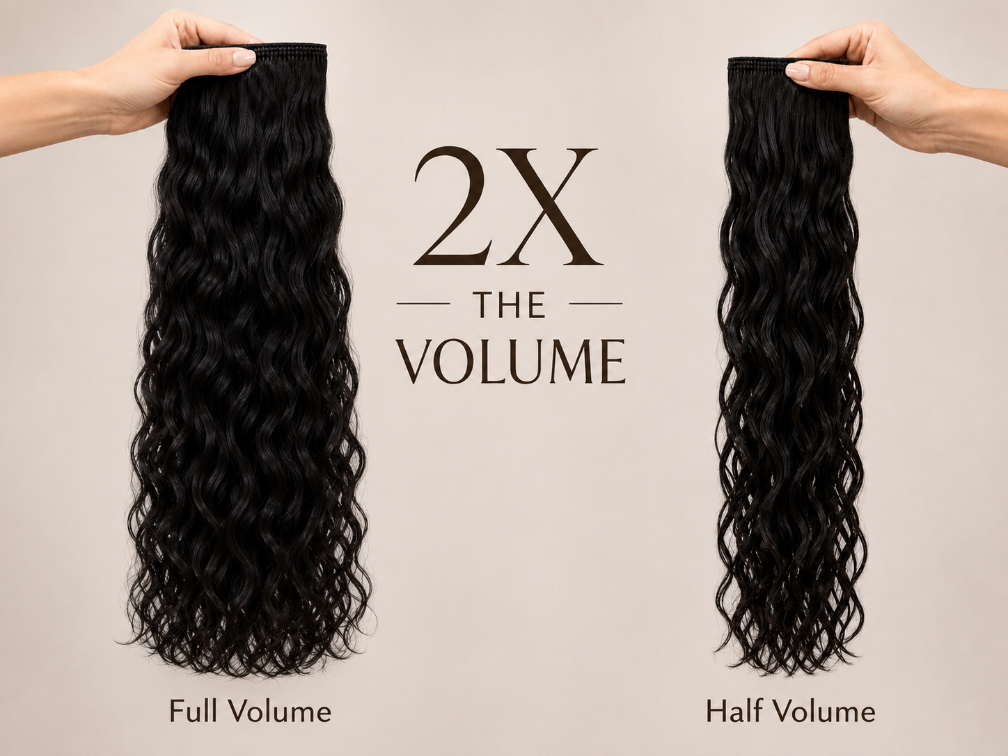 Volume Weft - Double Drawn Hair
