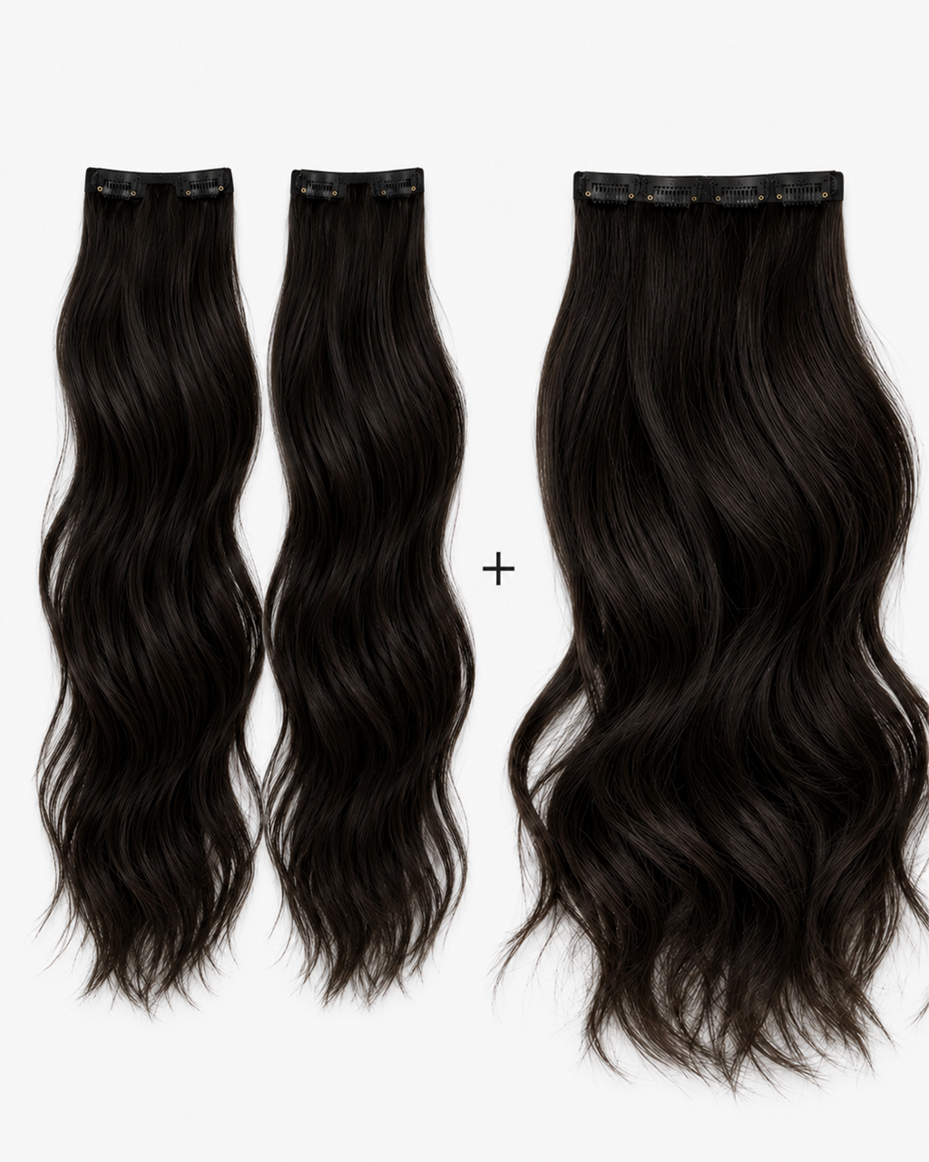 Seamless Clip-in Volumizer 3 Pieces - Natural Wave