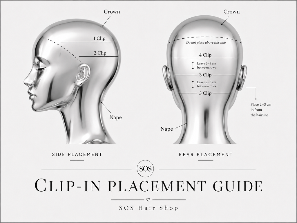 Seamless Clip-in Volumizer 3 Pieces - Natural Wave