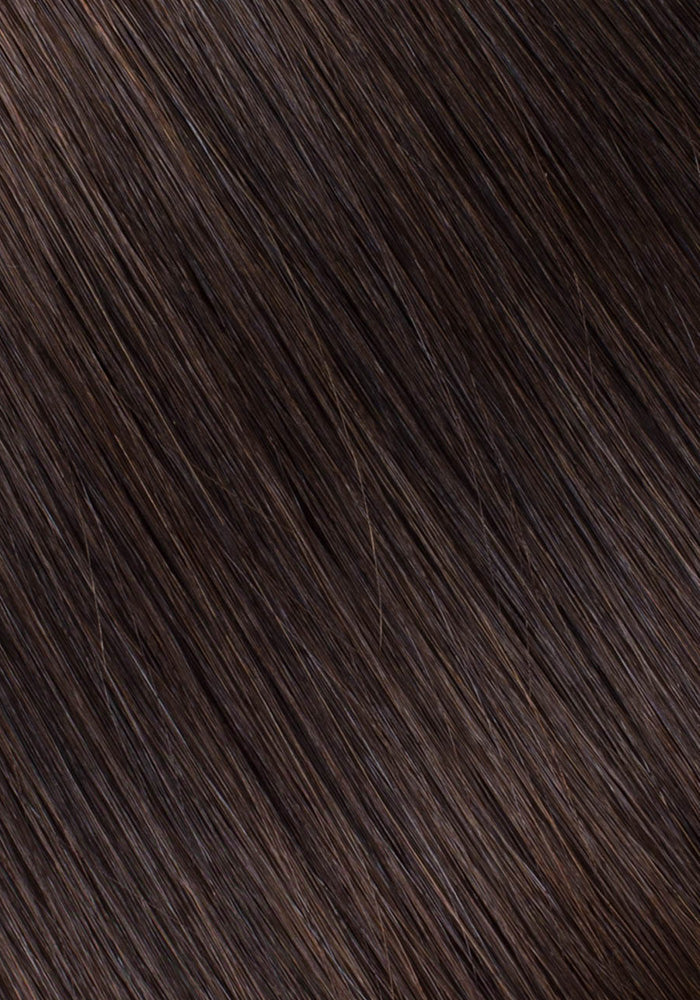 Dark Brown — Feather Weft, SOS Hair